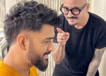 ಹೇಗಿದೆ ನೋಡಿ ಚೆನ್ನೈ ಸೂಪರ್‌ ಕಿಂಗ್ಸ್ ನಾಯಕ ಎಂ.ಎಸ್‌. ಧೋನಿ ನ್ಯೂ ಲುಕ್‌