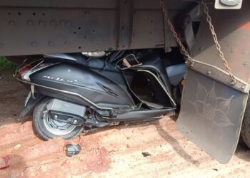 ಉಡುಪಿ : ನಿಂತಿದ್ದ ಲಾರಿಗೆ ಸ್ಕೂಟರ್ ಡಿಕ್ಕಿ ಸವಾರ ಸಾವು