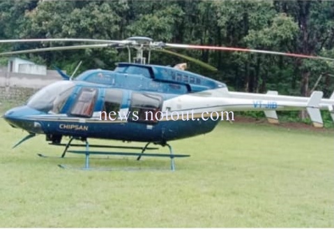 ಕೊಡಗಿನ ಶಾಲಾ ಮೈದಾನದಲ್ಲಿ ಹಠಾತ್ ಇಳಿದ ಹೆಲಿಕಾಪ್ಟರ್..ಓಡಿ ಬಂದ ಜನ..!