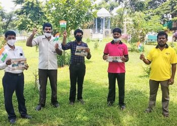 ಗಿಡ ನೆಟ್ಟು ನೀರಜ್ ಚೋಪ್ರಾ ಒಲಿಂಪಿಕ್ಸ್ ಚಿನ್ನದ ಸಾಧನೆಯ ಸಂಭ್ರಮ: ಸ್ವಚ್ಛ ಭಾರತ್ ಫ್ರೆಂಡ್ಸ್ ವಿಶೇಷ ಆಚರಣೆ