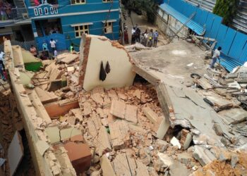 ಬೆಂಗಳೂರಿನಲ್ಲಿ ಕುಸಿದು ಬಿದ್ದ ಮತ್ತೊಂದು ಮೂರು ಅಂತಸ್ತಿನ ಕಟ್ಟಡ