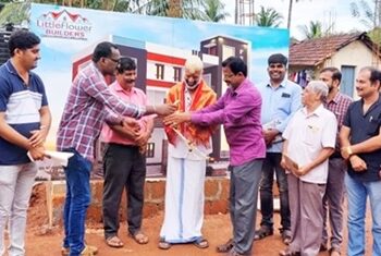 ಪತ್ರಕರ್ತರ ಸಮುದಾಯ ಭವನ ಕಾಮಗಾರಿ ಸ್ಥಳಕ್ಕೆ ಉದ್ಯಮಿ ಆರ್ ಕೆ ನಾಯರ್ ಭೇಟಿ: ಒಂದು ಲಕ್ಷ ರೂ. ಕೊಡುಗೆ