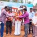 ಪತ್ರಕರ್ತರ ಸಮುದಾಯ ಭವನ ಕಾಮಗಾರಿ ಸ್ಥಳಕ್ಕೆ ಉದ್ಯಮಿ ಆರ್ ಕೆ ನಾಯರ್ ಭೇಟಿ: ಒಂದು ಲಕ್ಷ ರೂ. ಕೊಡುಗೆ