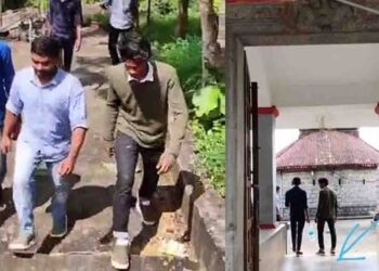 ಮಂಗಳೂರು: ದೇವಸ್ಥಾನದ ಆವರಣದೊಳಗೆ ಚಪ್ಪಲಿ ಧರಿಸಿ ಮೆರೆದಿದ್ದ ಅನ್ಯಮತೀಯ ಪುಂಡರ ಹೆಡೆಮುರಿ ಕಟ್ಟಿದ ಪೊಲೀಸರು