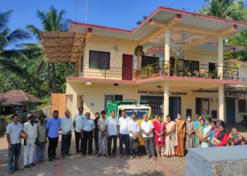 ಸಂಪಾಜೆ: ಗ್ರಾಮ ಪಂಚಾಯತ್ ನಿಂದ ಕಸ  ಸಾಗಾಟ ವಾಹನಕ್ಕೆ  ಚಾಲನೆ