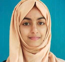 ಸಮಸ್ತ ಪರೀಕ್ಷೆ: ಆಯಿಶತ್ ಪ್ರಥಮ