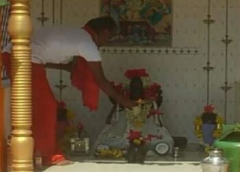 ಗಣಪತಿ ದೇವಸ್ಥಾನ ಕಟ್ಟಿಸಿದ ಮುಸ್ಲಿಂ ವ್ಯಕ್ತಿ