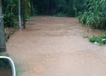 ಪೇರಡ್ಕ ಸೇತುವೆ ಮುಳುಗಡೆ, ದ್ವೀಪದಲ್ಲಿ ಸಿಲುಕಿದ ಜನ