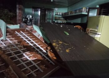 ಸಂಪಾಜೆಯಲ್ಲಿ ಮಳೆ ಅವಾಂತರ, ಮನೆಗೆ ಹಾನಿ