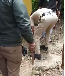 ಮಡಿಕೇರಿ: ಪೊಲೀಸರ ಕಾಣುತ್ತಲೇ ಕಾಫಿ ತೋಟಕ್ಕೆ ಹಾರಿದ..!