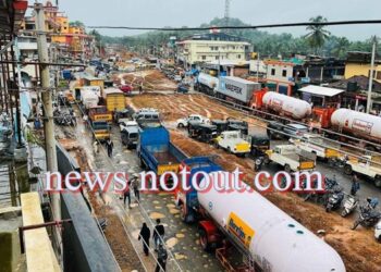 ಒಂದು ಗುಂಡಿ, ಗಂಟೆಗಟ್ಟಲೆ ಟ್ರಾಫಿಕ್ ಜಾಮ್..!