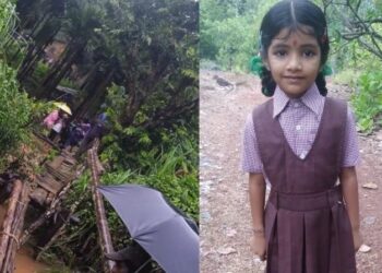 ನೀರಿನಲ್ಲಿ ಕೊಚ್ಚಿ ಹೋದ 2ನೇ ತರಗತಿ ವಿದ್ಯಾರ್ಥಿನಿ