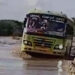 ಮುಳುಗಿದ ಸೇತುವೆ ಮೇಲೆ ಬಸ್ ಸಂಚಾರ