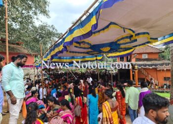 ಆರಿಕೋಡಿ: ಚಾಮುಂಡೇಶ್ವರಿ ಸನ್ನಿಧಿಯಲ್ಲಿ ಜನಜಾತ್ರೆ