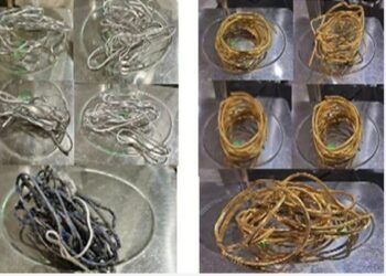 ಚಿನ್ನ ಕದ್ದು ತಂದವರು ಮಂಗಳೂರು ವಿಮಾನ ನಿಲ್ದಾಣದಲ್ಲಿ ಸಿಕ್ಕಿಬಿದ್ದರು..!