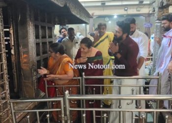 ಕಟೀಲು ದುರ್ಗಾಪರಮೇಶ್ವರಿ ದೇವಸ್ಥಾನಕ್ಕೆ ರಿಷಭ್‌ ಶೆಟ್ಟಿ ಭೇಟಿ