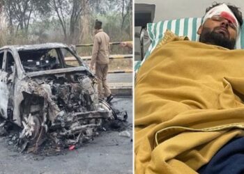 ಕ್ರಿಕೆಟಿಗ ರಿಷಭ್ ಪಂತ್ ಕಾರು ಅಪಘಾತ, ಟೀಂ ಇಂಡಿಯಾ ಕ್ರಿಕೆಟಿಗನಿಗೆ ಗಂಭೀರ ಗಾಯ