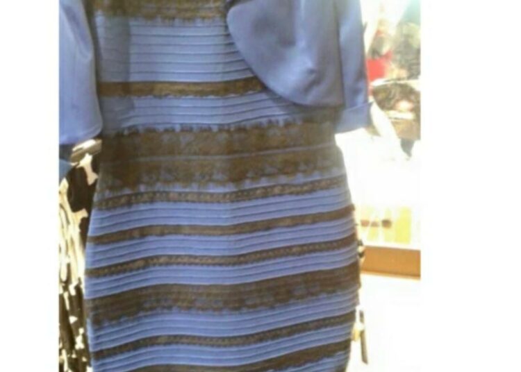 ನಿಮ್ಮ ಕಣ್ಣಿಗೆ ನೀಲಿ ಬಣ್ಣ ನಿಮ್ಮ ಸ್ನೇಹಿತರಿಗೆ ಕಾಣುತ್ತೆ ಬಿಳಿ ಬಣ್ಣ..! ಇದೆಂಥಾ ವಿಚಿತ್ರ ಡ್ರೆಸ್‌..!