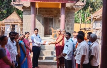 ಶ್ರೀ ಕ್ಷೇತ್ರ ಧರ್ಮಸ್ಥಳದಿಂದ ಹನ್ನೆರಡು ಕವಲು ದೇವಸ್ಥಾನಕ್ಕೆ 1 ಲಕ್ಷದ ಚೆಕ್ ವಿತರಣೆ