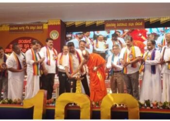 ಸಂಪಾಜೆ ಪ್ರಾ.ಕೃ.ಪ.ಸ.ಸಂಘದ ಶತಮಾನೋತ್ಸವ ಸಂಭ್ರಮ:ಅದ್ದೂರಿ ಮೆರವಣಿಗೆ,ಸಾಧಕರಿಗೆ ಸನ್ಮಾನ