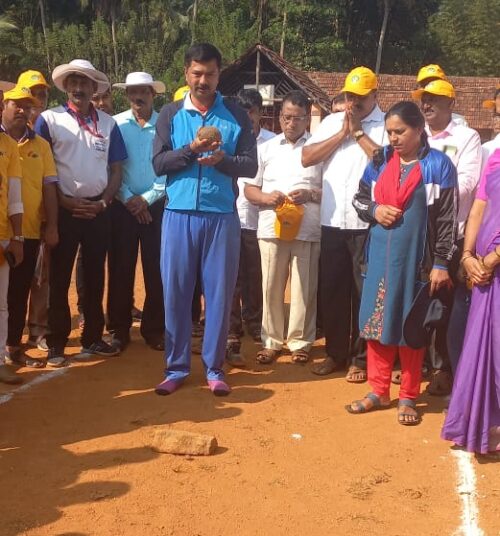 ಸಂಪಾಜೆ ಪ್ರಾ.ಕೃ.ಪ.ಸ.ಸಂ. ಶತ ಸಂಭ್ರಮ ಪ್ರಯುಕ್ತ  ಕ್ರೀಡಾಕೂಟಕ್ಕೆ ಅದ್ದೂರಿ ಚಾಲನೆ