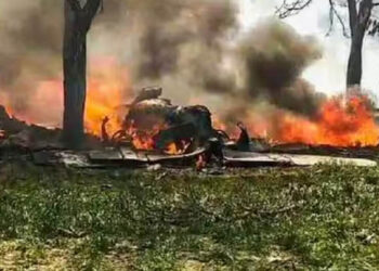 ಸೇನಾ ವಿಮಾನ ಪತನ : ಪೈಲೆಟ್ ದುರಂತ ಅಂತ್ಯ !