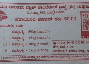 ಅಮರ ತಾಲೂಕು ಪಬ್ಲಿಕ್ ಚಾರಿಟೇಬಲ್ ಟ್ರಸ್ಟ್ ರಿ. ಗುತ್ತಿಗಾರು ವತಿಯಿಂದ ಸಹಾಯ ನಿಧಿ ಕೂಪನ್ ಬಿಡುಗಡೆ
