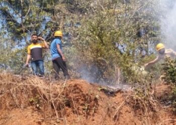 ಸುಳ್ಯ: ವಿದ್ಯುತ್ ಶಾರ್ಟ್ ಸರ್ಕ್ಯೂಟ್,ಧಗಧಗನೆ ಉರಿದ ಶಾಂತಿನಗರ ಗುಡ್ಡೆ