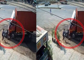 ಸಾವನ್ನೇ ಗೆದ್ದು ಬಂದ ಬೈಕ್ ಸವಾರ!