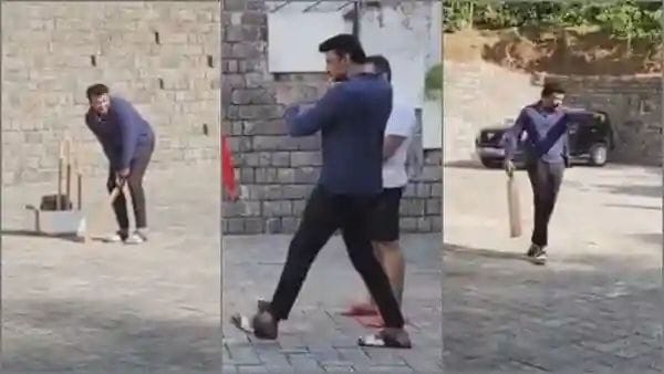 ಮಡಿಕೇರಿಯಲ್ಲಿ ಸ್ನೇಹಿತರೊಂದಿಗೆ ಕ್ರಿಕೆಟ್ ಆಡಿದ ನಟ ದರ್ಶನ್.. ವಿಡಿಯೋ ವೈರಲ್