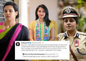 ಇಬ್ಬರು ಮಹಿಳಾ ಅಧಿಕಾರಿಗಳ ವಾರ್,ಡಿಕೆ ರವಿ ಪತ್ನಿ ಕುಸುಮಾ ಅವರಿಂದ ಟ್ವೀಟ್