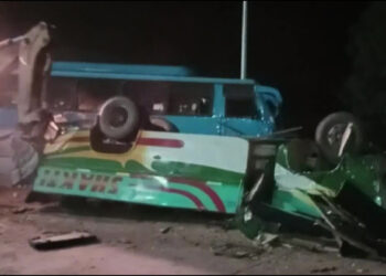 ಅಮಿತ್‌ ಶಾ ರ‍್ಯಾಲಿಯಿಂದ ಹಿಂದಿರುಗುವಾಗ ಬಸ್ಸ್ ಅವಘಡ: 6ಕ್ಕೂ ಹೆಚ್ಚು ಜನ ಮೃತ್ಯು ?