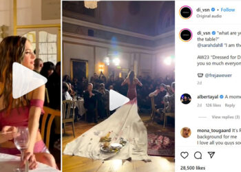 ಟೇಬಲ್ ಕ್ಲೋತ್ ಸಮೇತ ರ್ಯಾಂಪ್ ವಾಕ್ ಮಾಡಿದ ಬೆಡಗಿ- ವಿಡಿಯೋ ವೈರಲ್