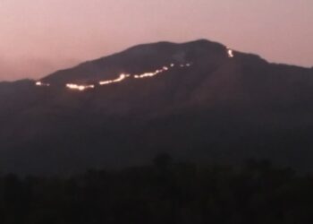 ಮಡಿಕೇರಿ:ಮಲ್ಮ ಬೆಟ್ಟದಲ್ಲಿ ವ್ಯಾಪಕವಾಗಿ ಹೊತ್ತಿ ಉರಿದ ಬೆಂಕಿ,ಬೆಂಕಿ ನಂದಿಸಲು ಹರಸಾಹಸ