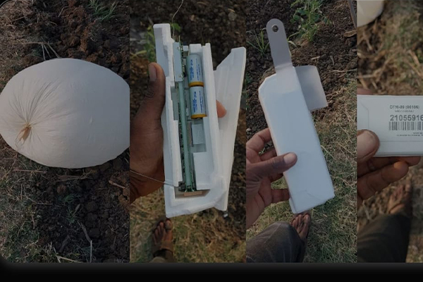 ಬೆಳಗಾವಿಯಲ್ಲಿ ನಿಗೂಢ ಎಲೆಕ್ಟ್ರಿಕ್ ಡಿವೈಸ್‌ಗಳನ್ನೊಳಗೊಂಡ ಬಲೂನ್ ಪತ್ತೆ, ಆತಂಕಗೊಂಡ ಗ್ರಾಮಸ್ಥರು!