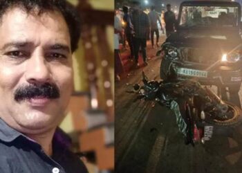 ಪೊಲೀಸ್‌ ವಾಹನ ಡಿಕ್ಕಿಯಾಗಿ ಪಾಣಾಜೆ ಕೃಷಿ ಪತ್ತಿನ ಸಹಕಾರಿ ಸಂಘದ ಮ್ಯಾನೇಜರ್‌ ಸಾವು