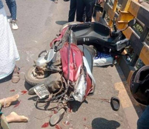 ಉಡುಪಿ:ಸ್ಕೂಟರ್ – ಟ್ಯಾಂಕರ್ ಮುಖಾಮುಖಿ- ಇಬ್ಬರು ಸ್ಥಳದಲ್ಲೇ ಸಾವು